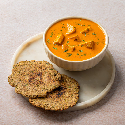 Paneer Butter Masala with Almond Cheese Roti